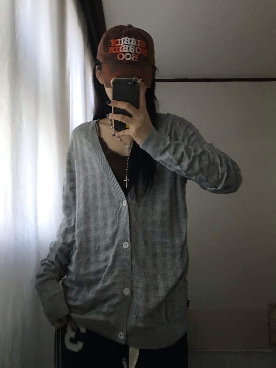 리바이스 그레이 루즈핏 가디건 상품이미지2