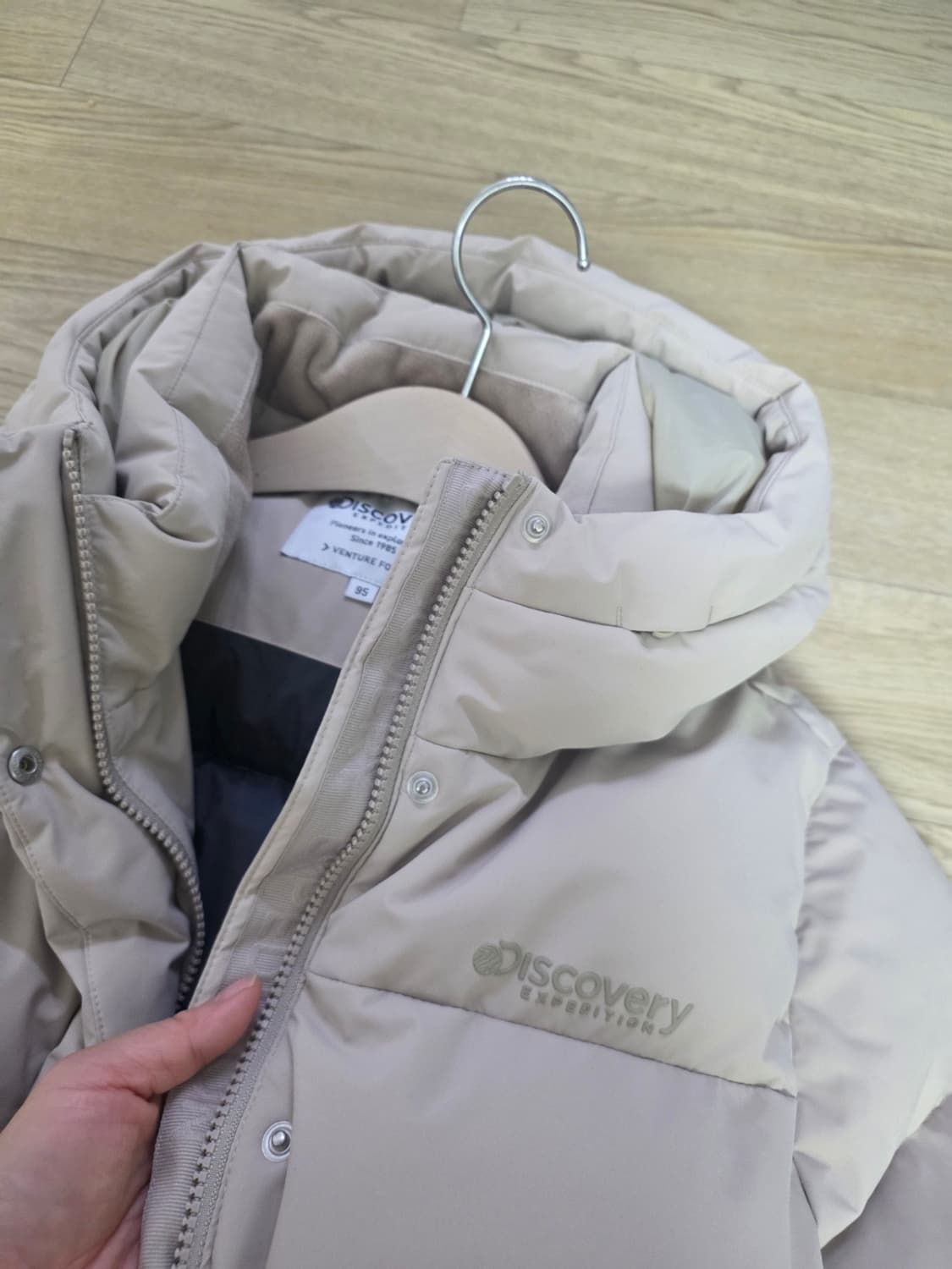 디스커버리 구스다운 숏패딩 95 상품이미지3