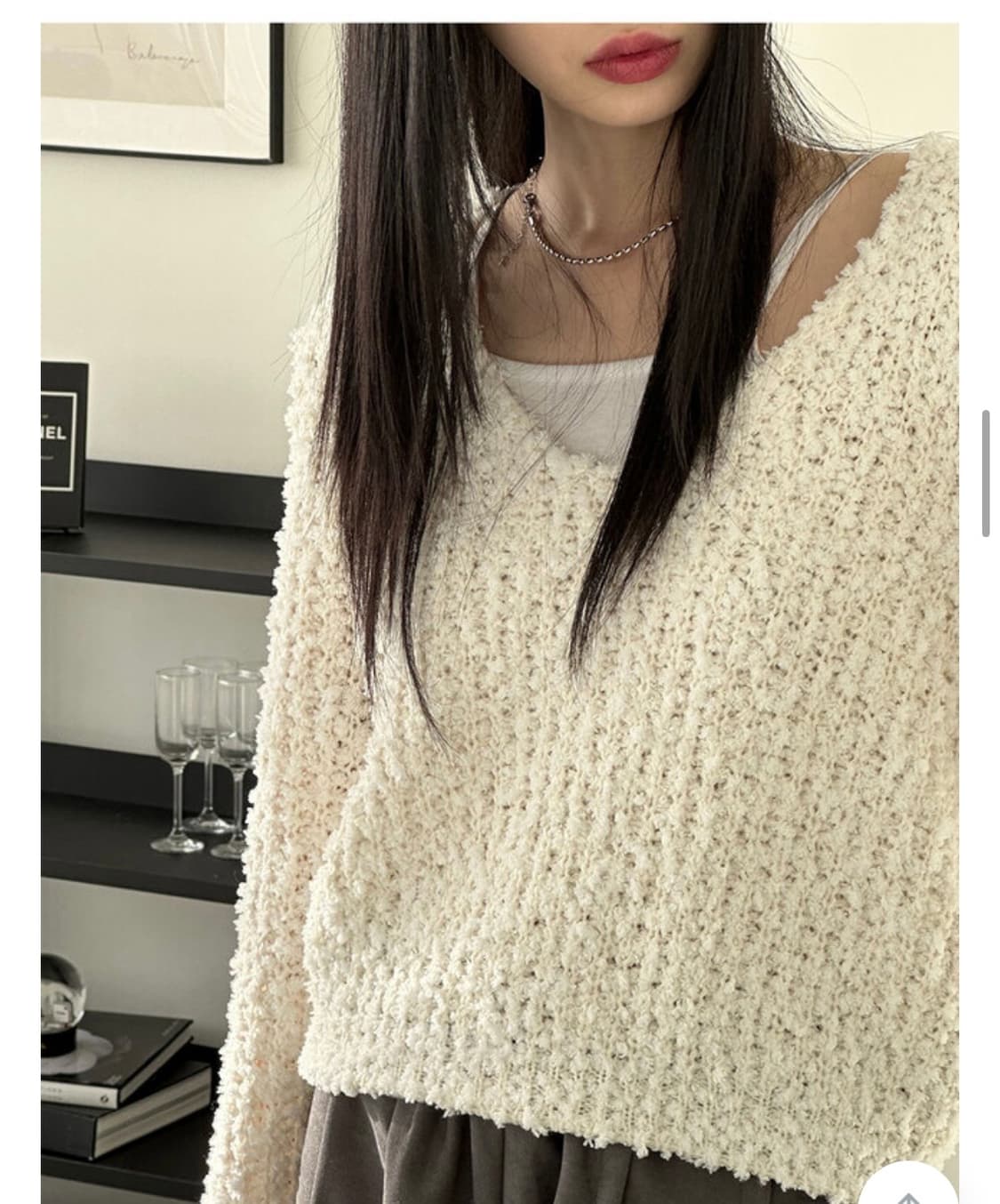 [원더원더] 구르밍 몽실 브이 니트  상품이미지2