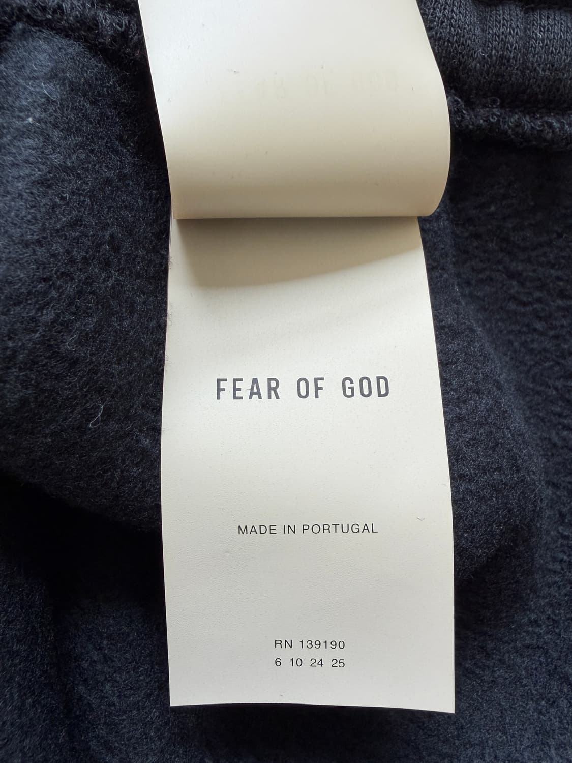 피어오브갓 8th 플리스 스웻  포럼팬츠 블랙 7th 이터널 FOG 상품이미지7