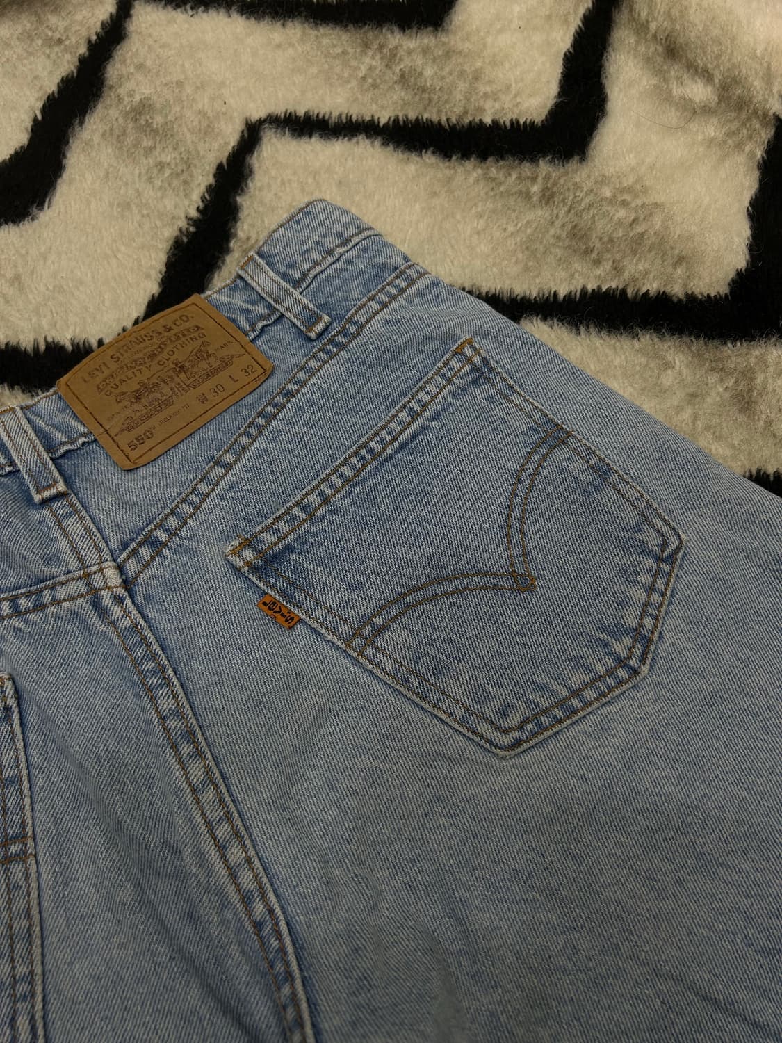 [30]리바이스550 오렌지탭 릴렉스드핏 데님 팬츠/연청 상품이미지1