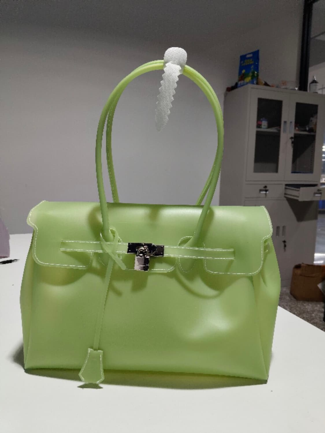 젤리벌킨백 젤리버킨백 젤리 키키 버킨백 실리콘 숄더백 상품이미지2