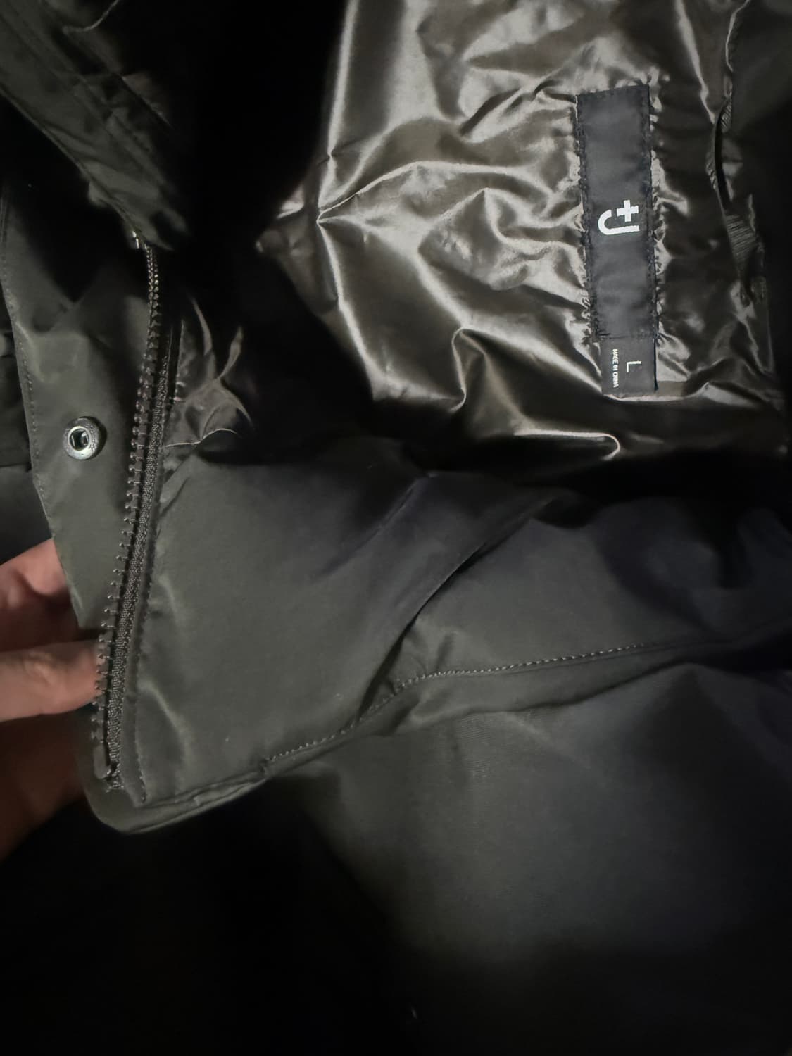 L사이즈 유니클로 질샌더 패딩 올리브 상품이미지10