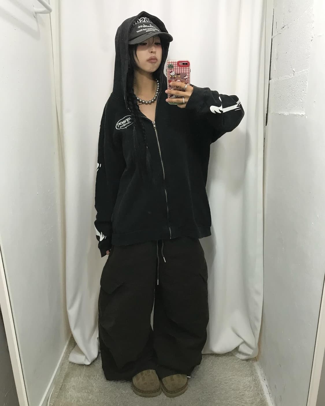 Vanson Skull Hood Zip-Up 상품이미지3