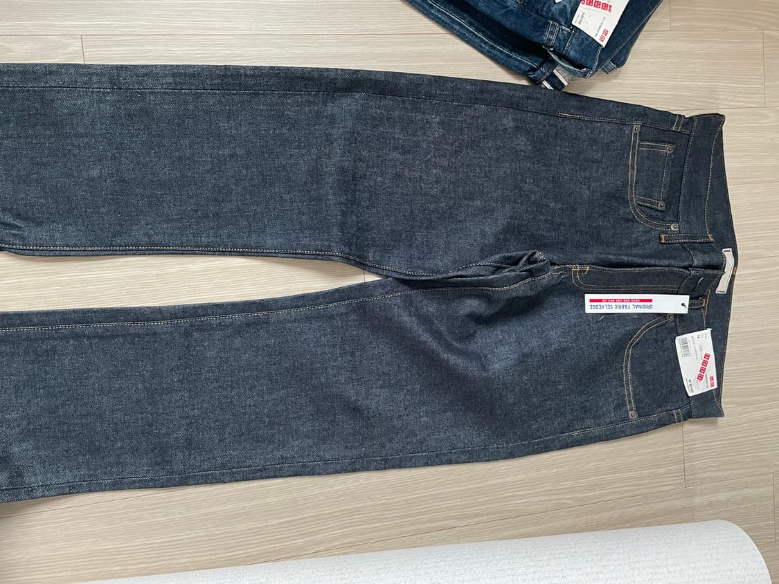 빈티지 유니클로(UNIQLO) 셀비지 레귤러핏진 새상품  상품이미지3