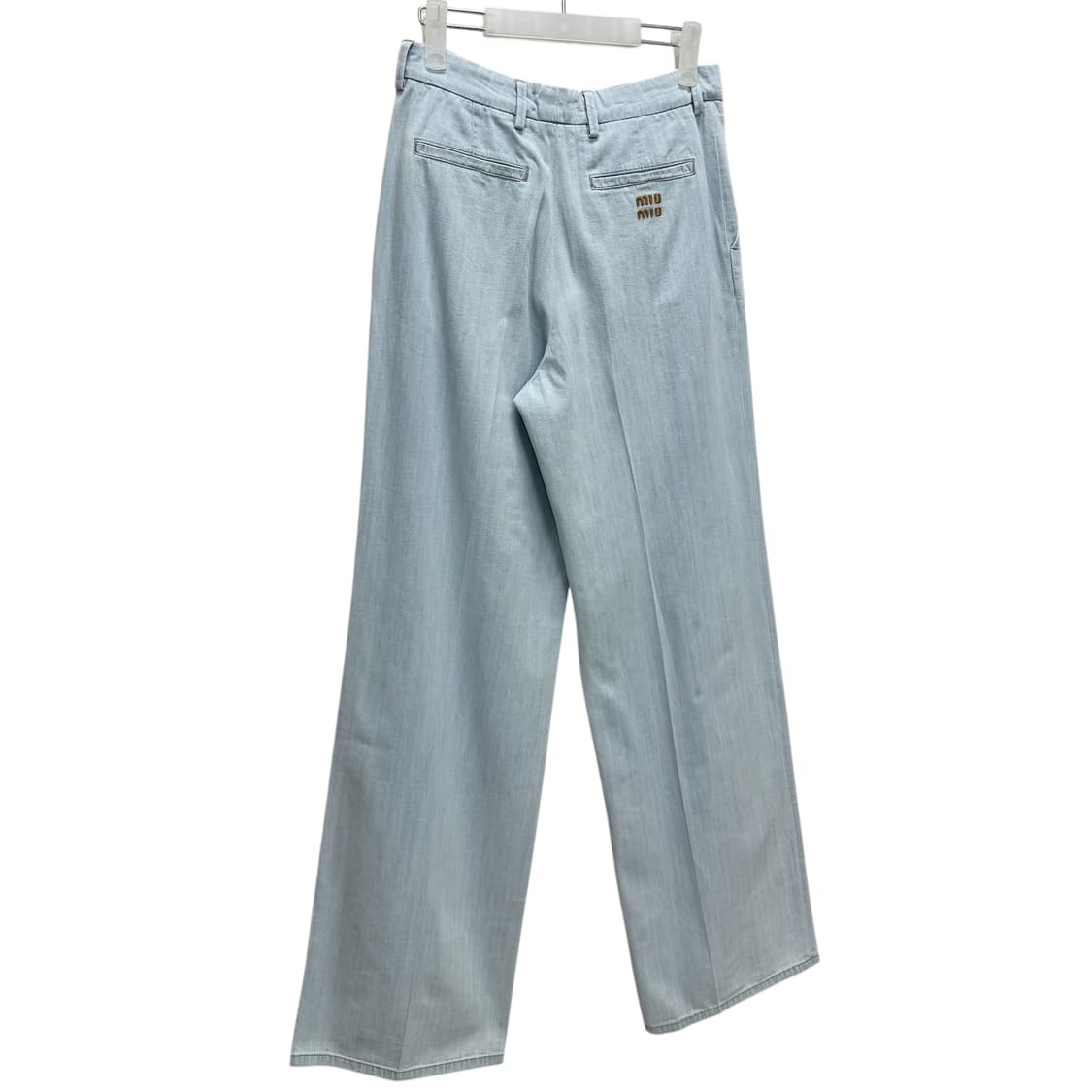 미우미우 샴브레이 데님 팬츠 ( 27 ) 상품이미지2