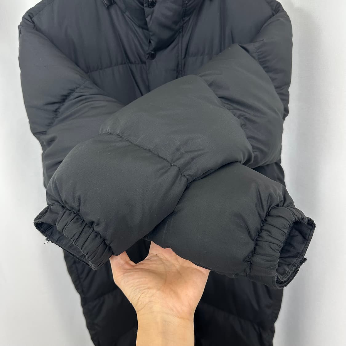  키르시 남자 덕다운 롱패딩 점퍼 검정 (1) 상품이미지3