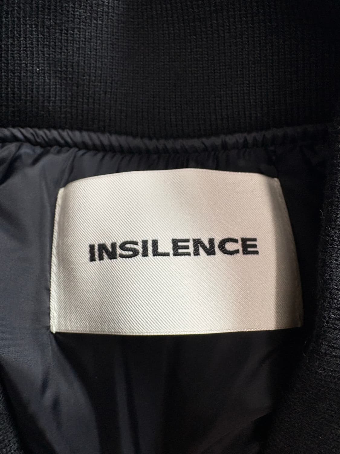 인사일런스 MA-1 항공 플라이트 점퍼 블랙 4117 상품이미지3