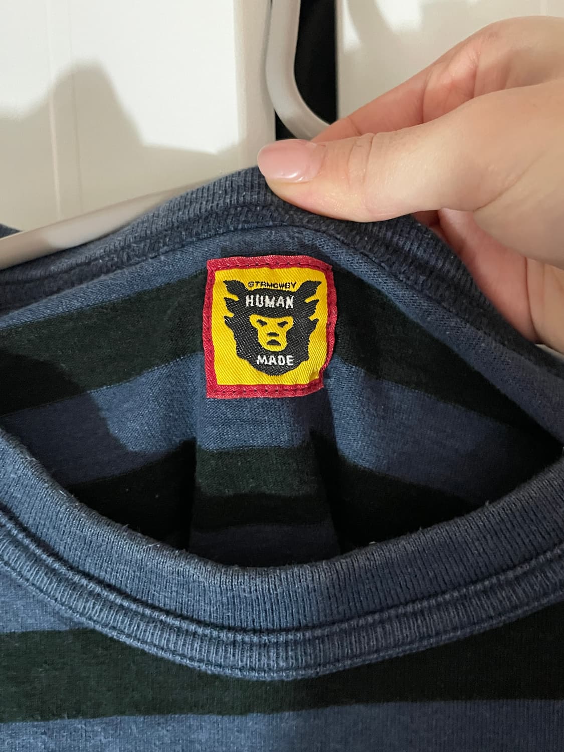 휴먼메이드 롱슬리브 티셔츠 네이비 상품이미지4