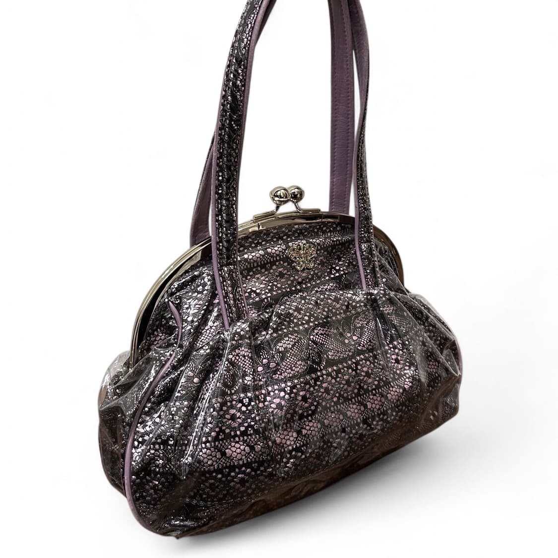 안나수이 퍼플 핸드백 상품이미지3