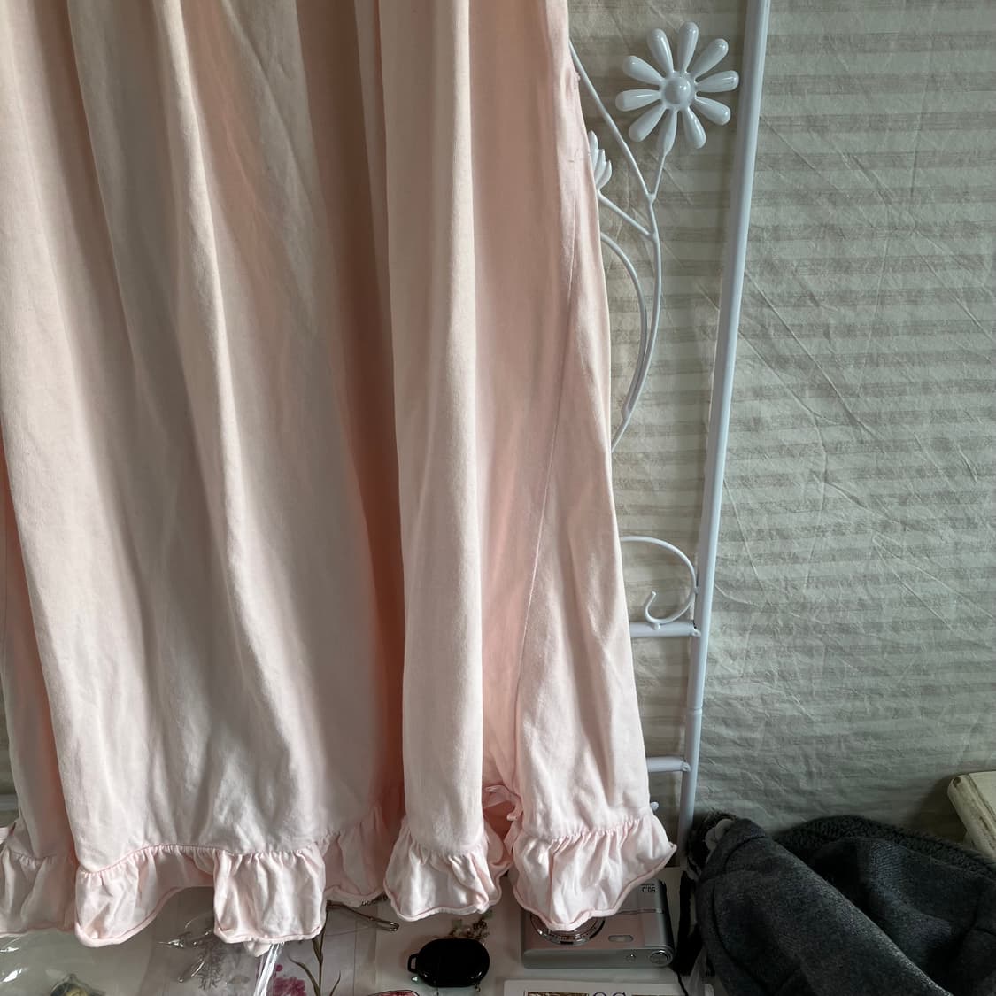 빈티지 딸기 우유 핑크 레이스 나시 원피스 923 y2k 스트릿 모리 갸 상품이미지6