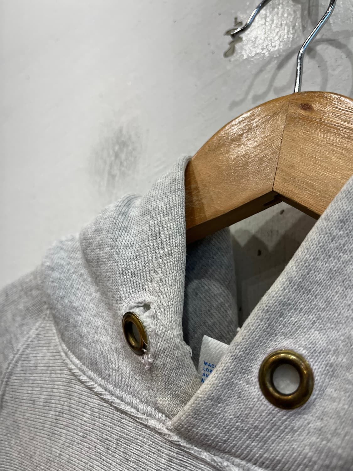 챔피온 리버스위브 블루택 후드 M 상품이미지5