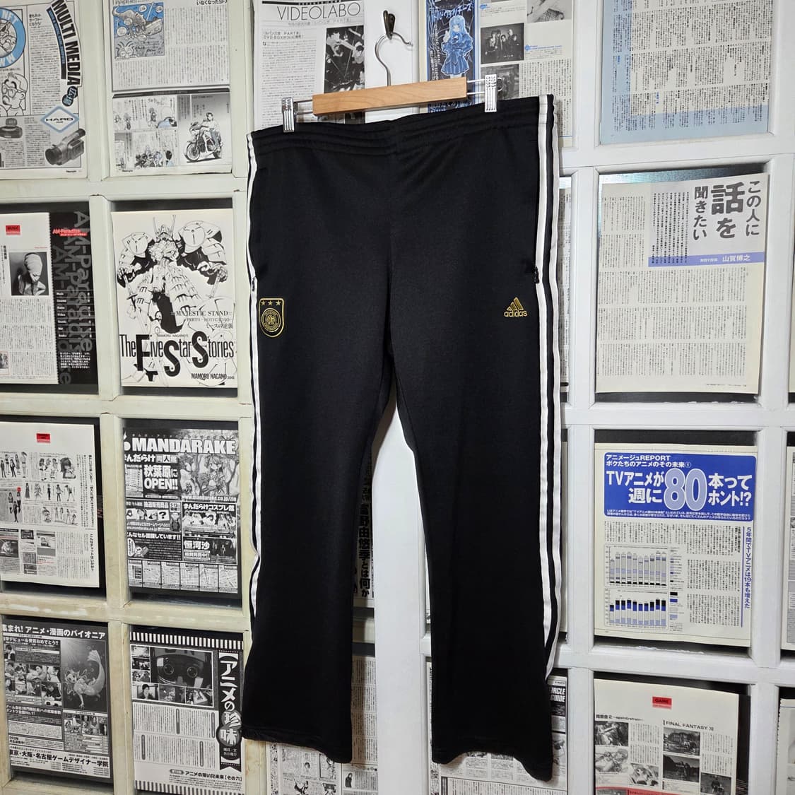 아디다스 독일 검흰 트랙 팬츠 상품이미지2