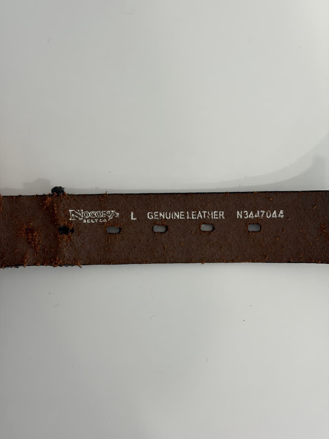 빈티지 노코나 Nocona 웨스턴 western 자수 가죽 벨트 ~38) 상품이미지3
