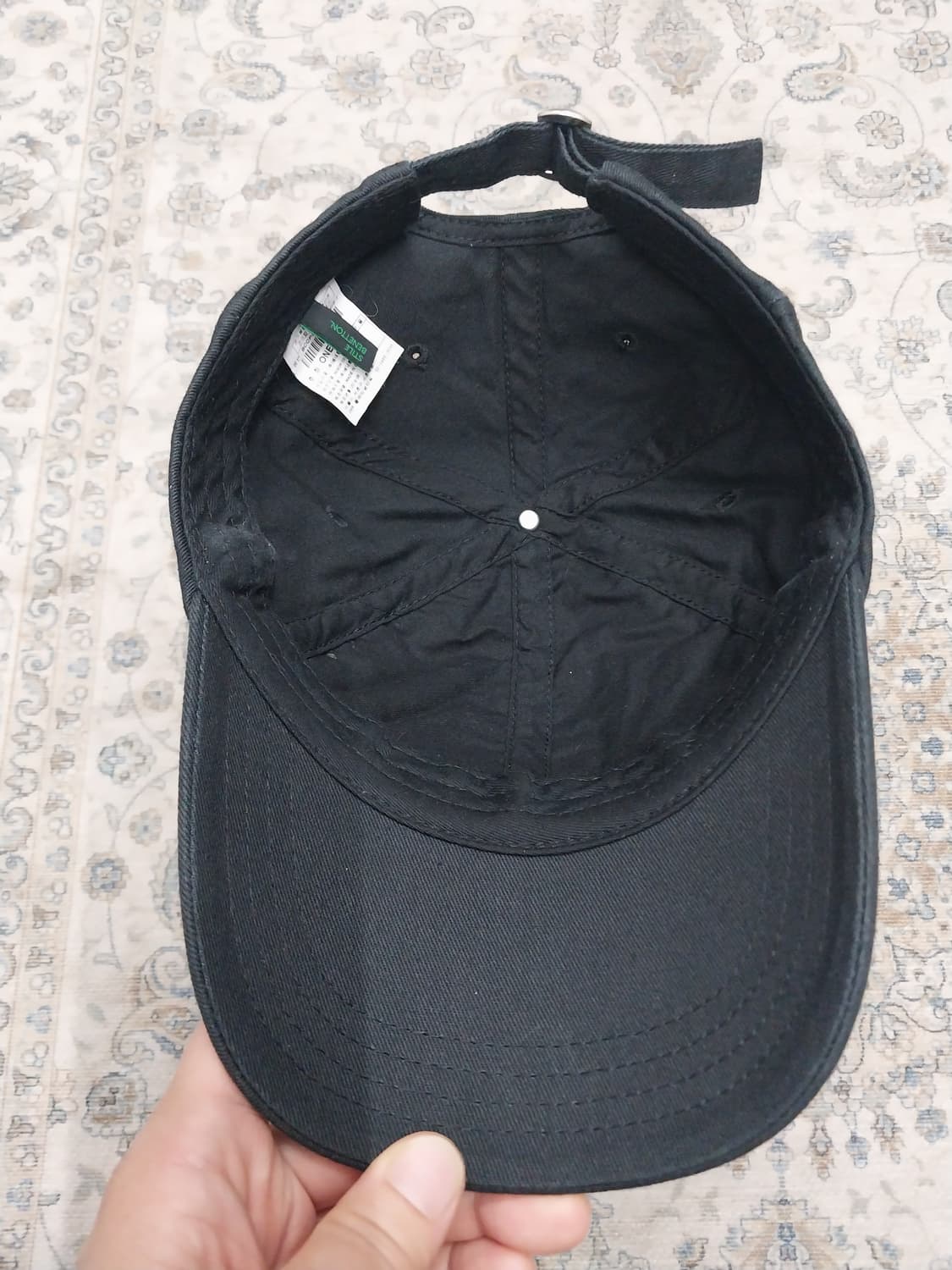 BENETTON 베네통 로고 블랙 볼캡 F 상품이미지6