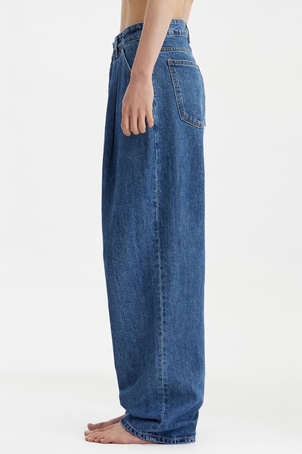 유스 스트럭쳐 와이드 팬츠 L사이즈 상품이미지3