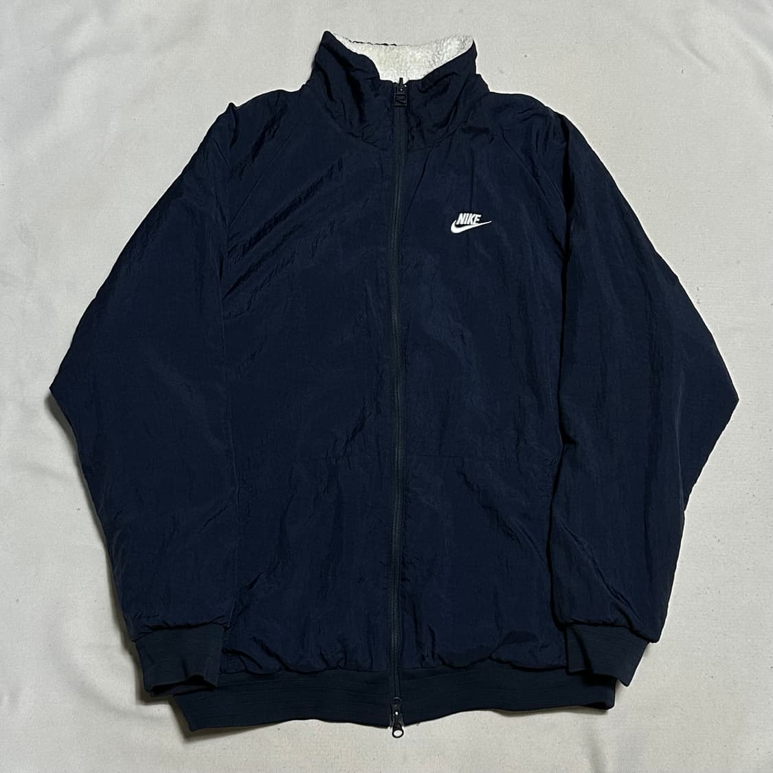 XL 나이키 빅스우시 리버시블 화이트 플리스 상품이미지4