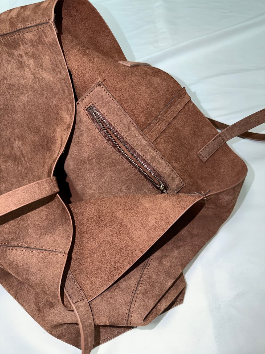 Vtg 카우 스웨이드 쇼퍼백 상품이미지3