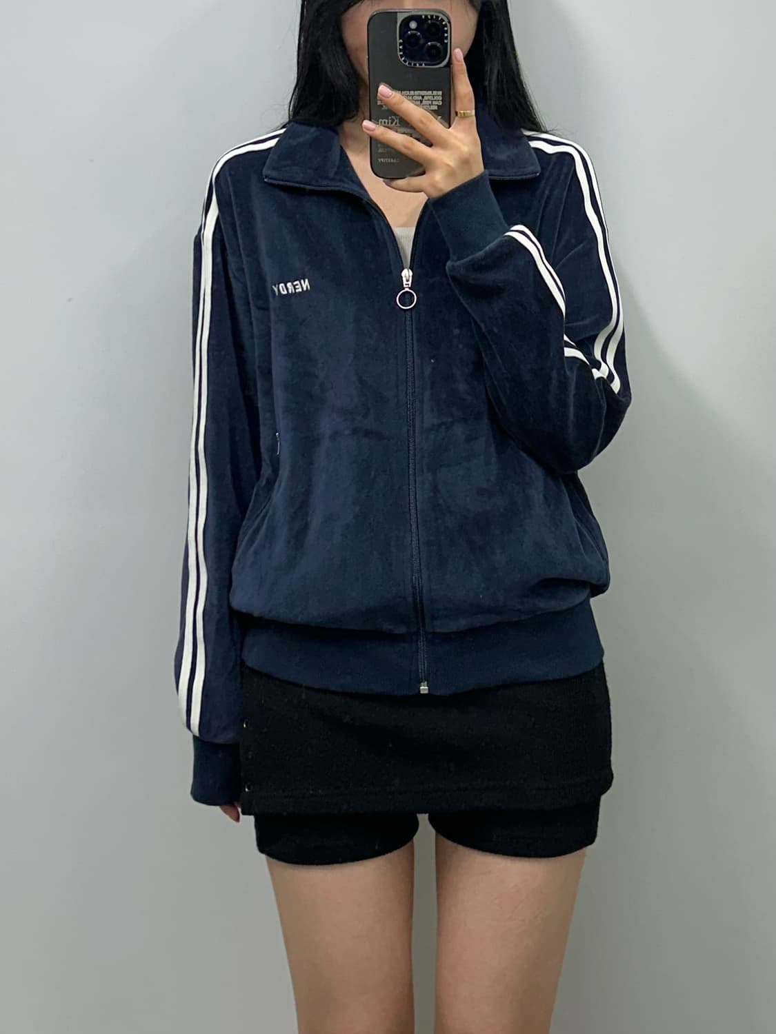 널디 벨루어 벨벳 트랙 져지 상품이미지1