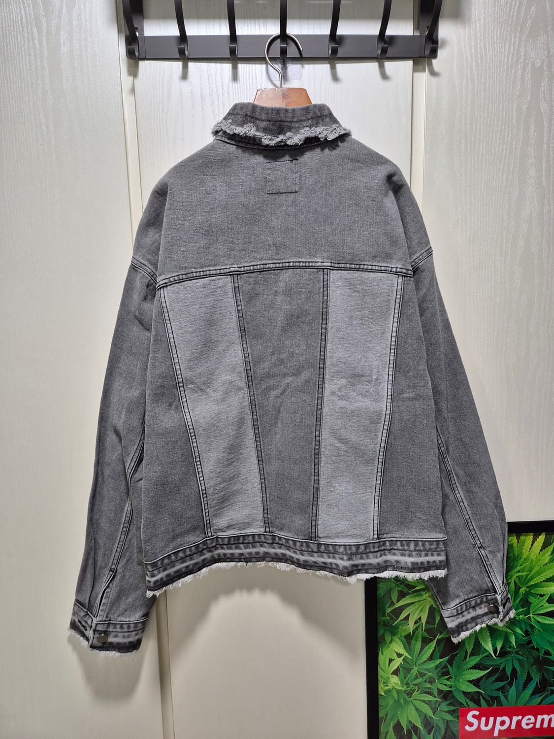 (세일)(새상품)MNL 데님 청자켓 회색 상품이미지10