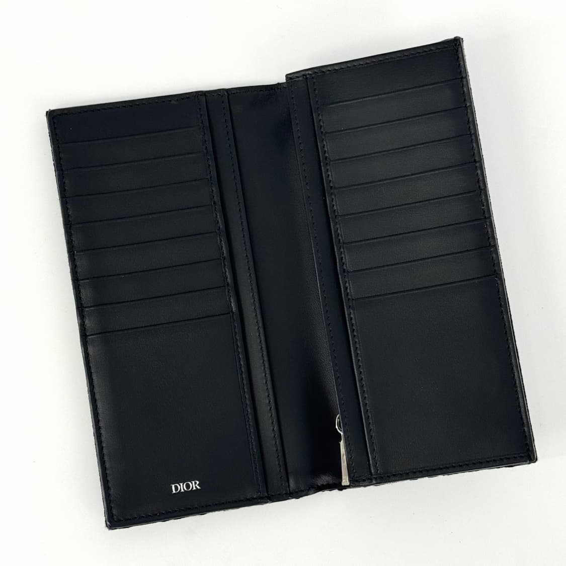 디올 오블리크 버티컬 남성 장지갑 블랙 (2OBBC002) 상품이미지10