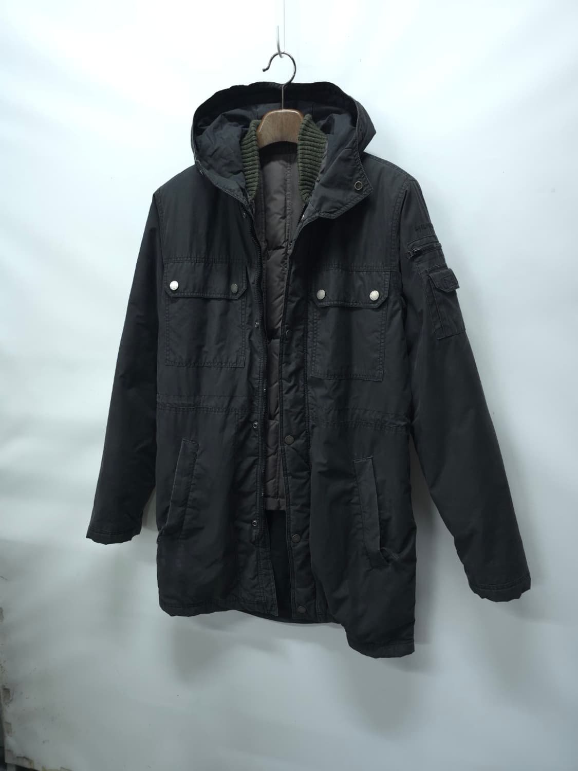 타미힐피거 남성 빈티지워싱 덕다운 야상자켓 (95사이즈) 상품이미지1