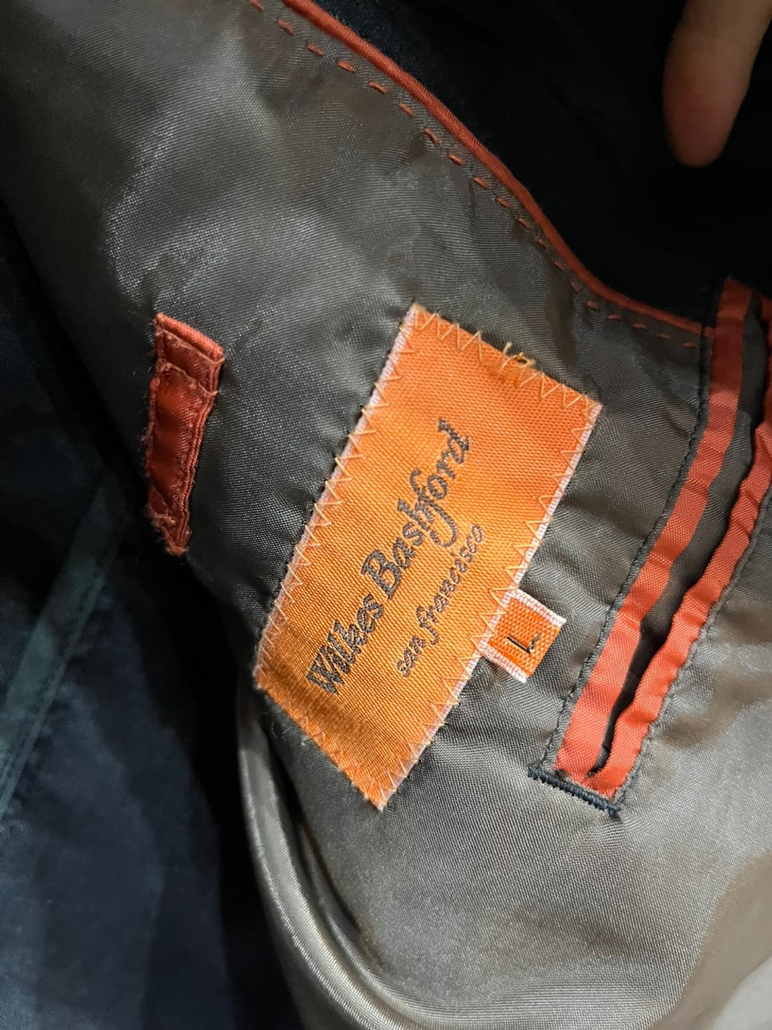  wilkes bashford 퓨어린넨 자켓 블랙 상품이미지6