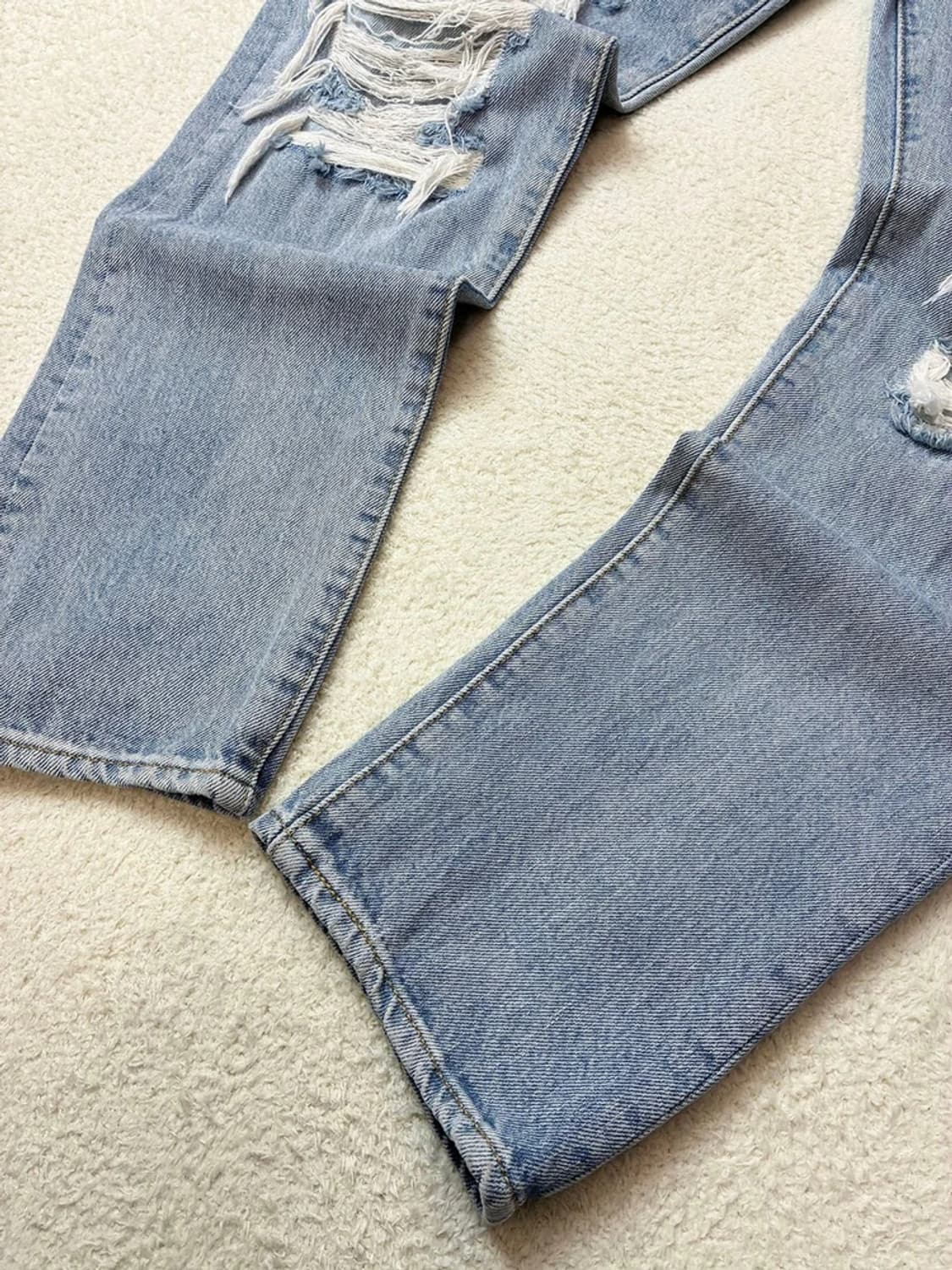 리바이스 하이볼 데미지드 데님 팬츠 PN5917 상품이미지4