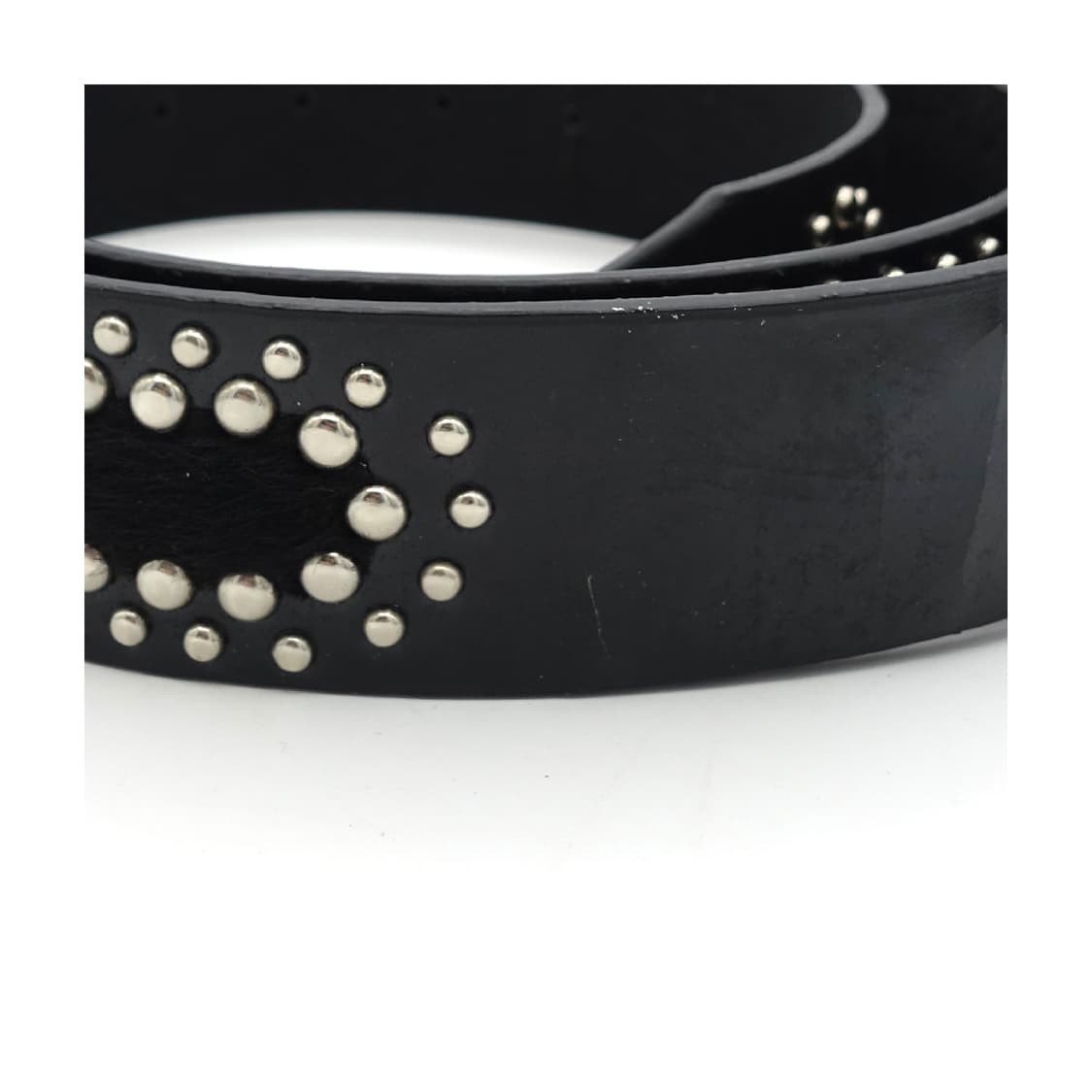 VINTAGEBELT 빈티지 스탓츠 송치 디테일 스터드 블랙 레더벨트 상품이미지4