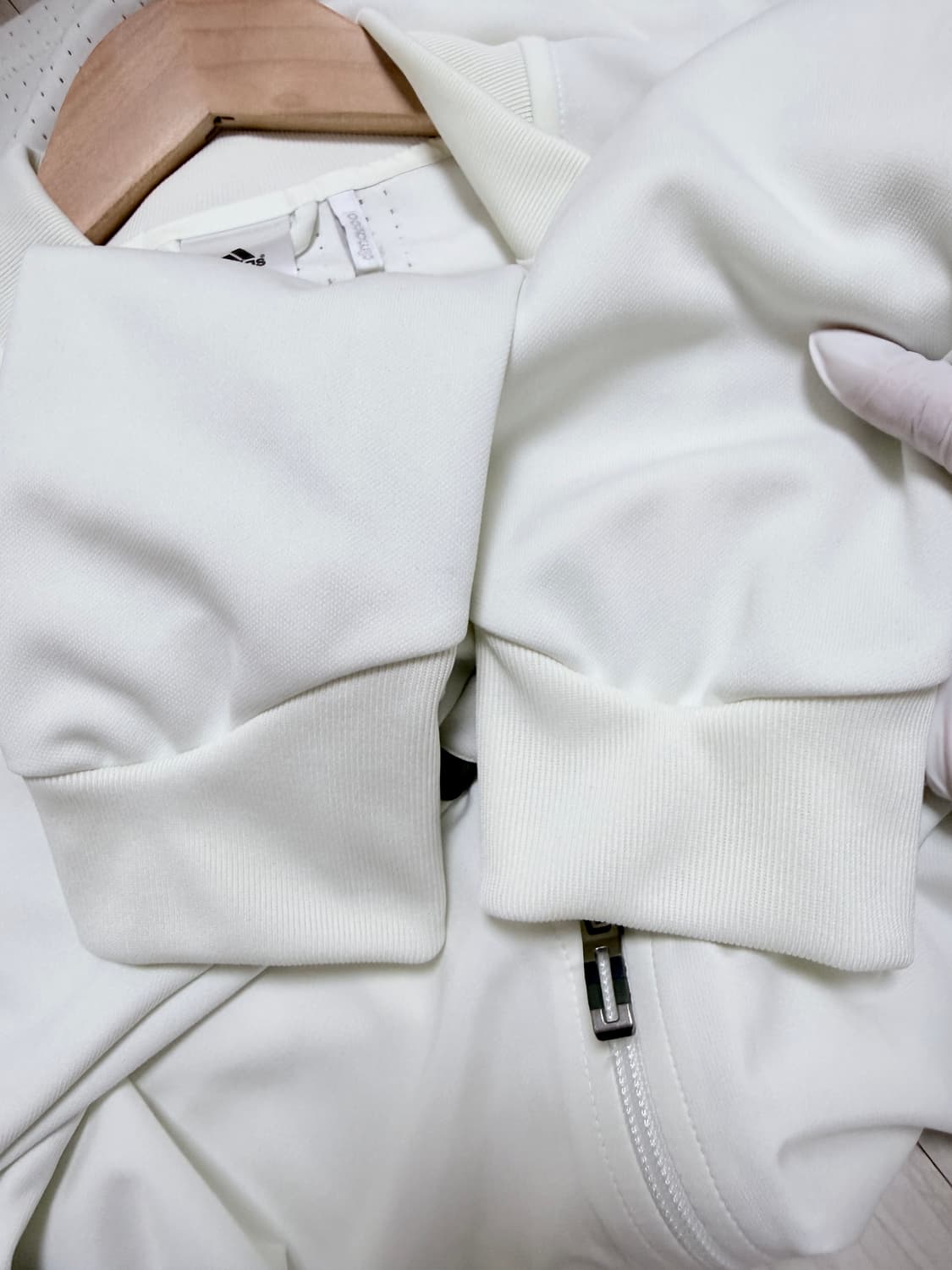 🤍 adidas 아디다스 독일국대 DFB 트랙탑 집업 화이트 105  상품이미지8