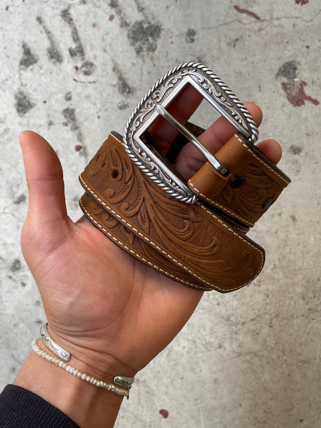 90s Tony Lama Trophy  Western Belt 상품이미지1