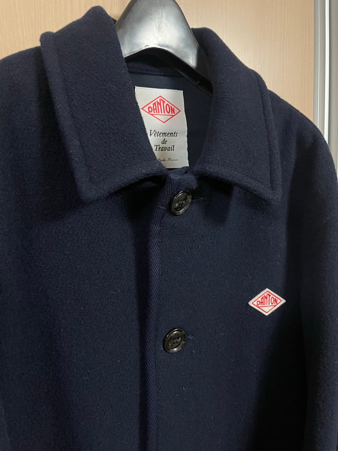 Danton 단톤 울 숏 코트 네이비 40 상품이미지4