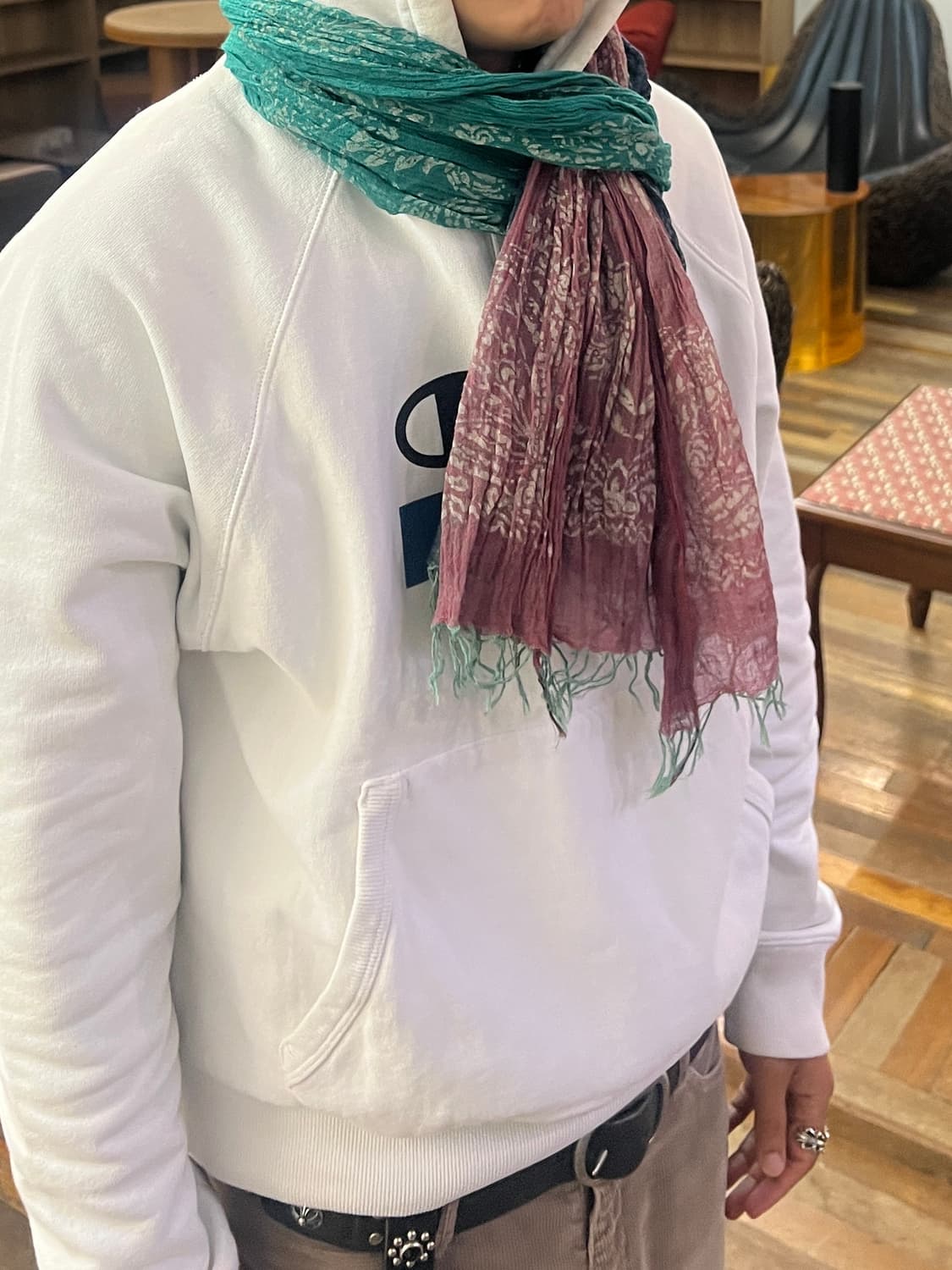 KAPITAL-ETHNIC PATTERN SCARF 상품이미지4