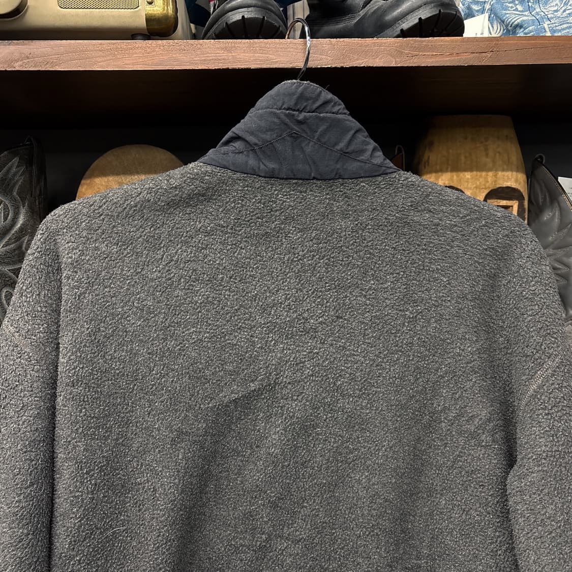 90s 파타고니아 미국생산 신칠라 딥파일 플리스 집업자켓 차콜 N890 상품이미지7