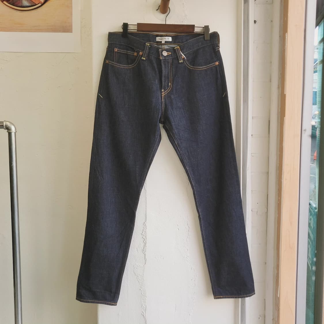 RNA 스티치 생지 데님팬츠 상품이미지1