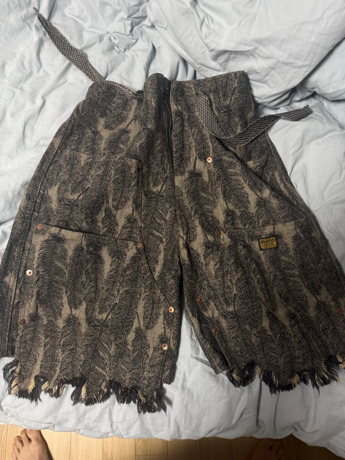 [2]캐피탈 페더 카펜터 쇼츠 데님팬트 상품이미지1