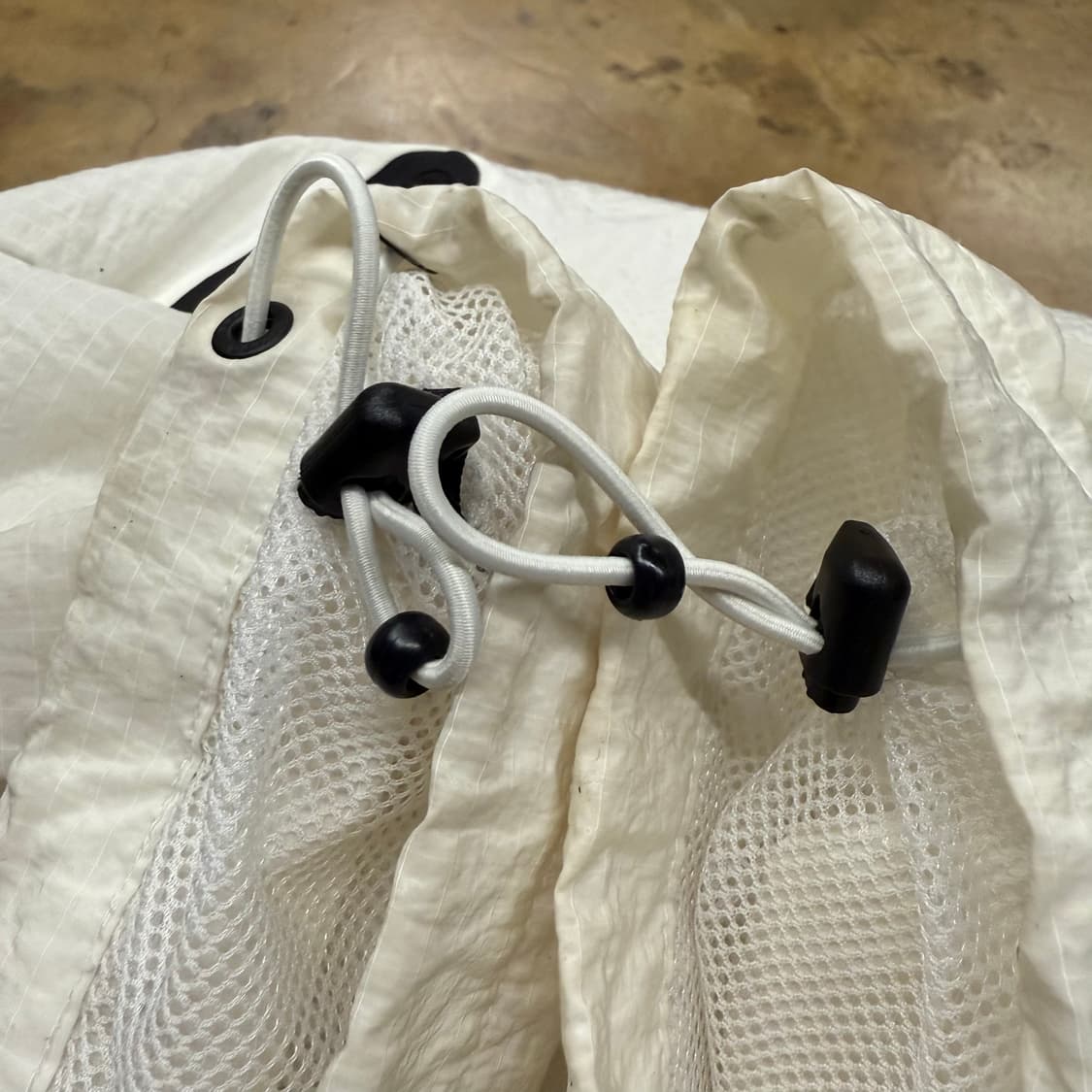 [정품/M] 스파이더 화이트 바람막이 후드 집업 b14 상품이미지7