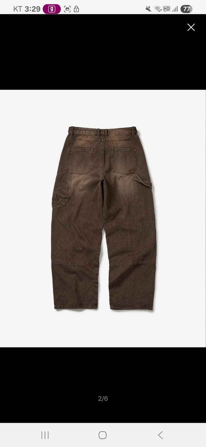 카락터 double knee denim work pants 상품이미지3