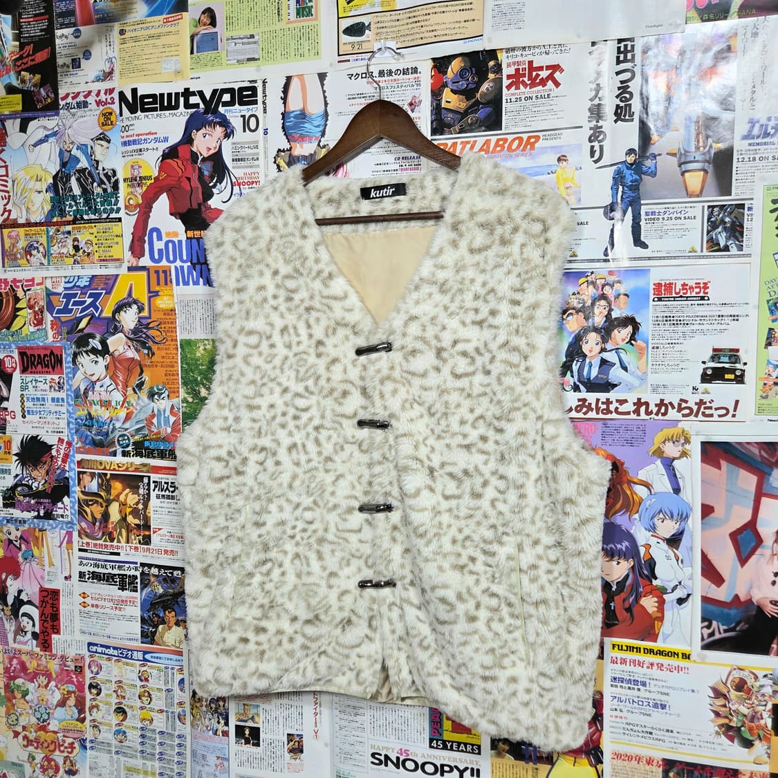 JPN 레오파드 에코 퍼 버클 베스트 상품이미지2