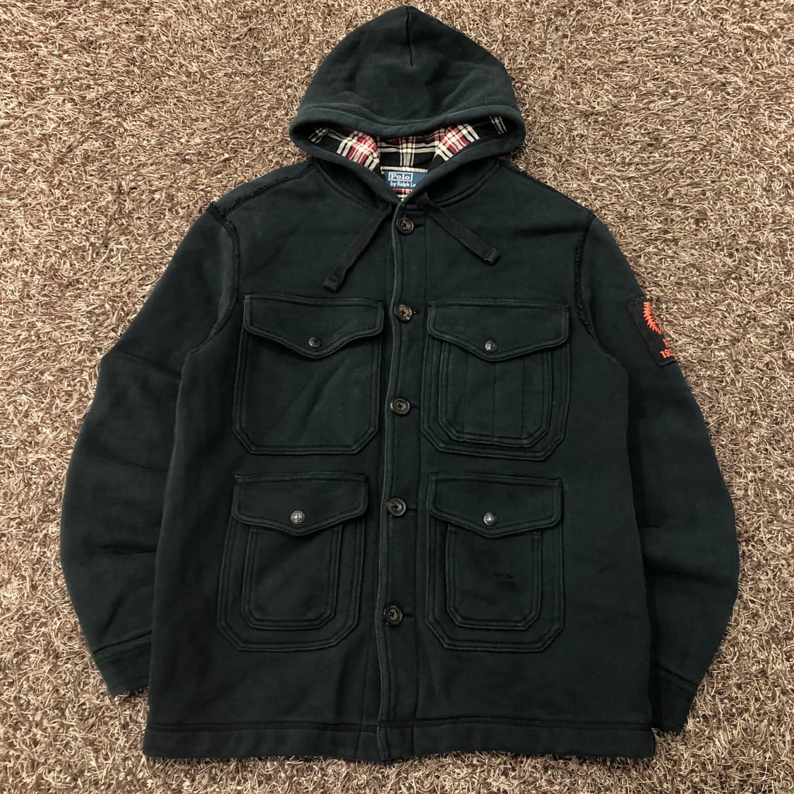 폴로 랄프로렌 쿼드포켓 인디안 후드 자켓 상품이미지1