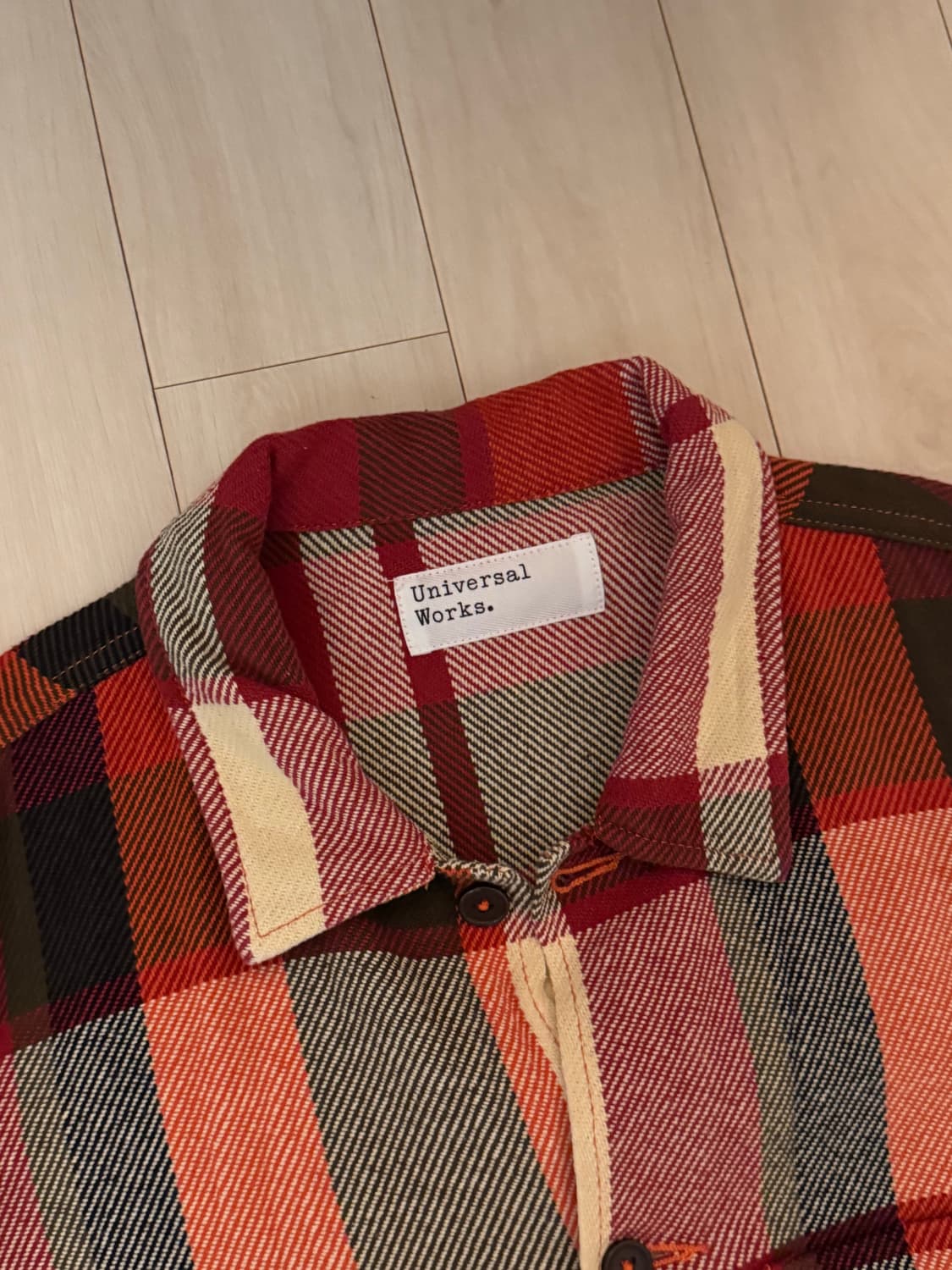 유니버셜웍스 체크 셔츠 상품이미지2