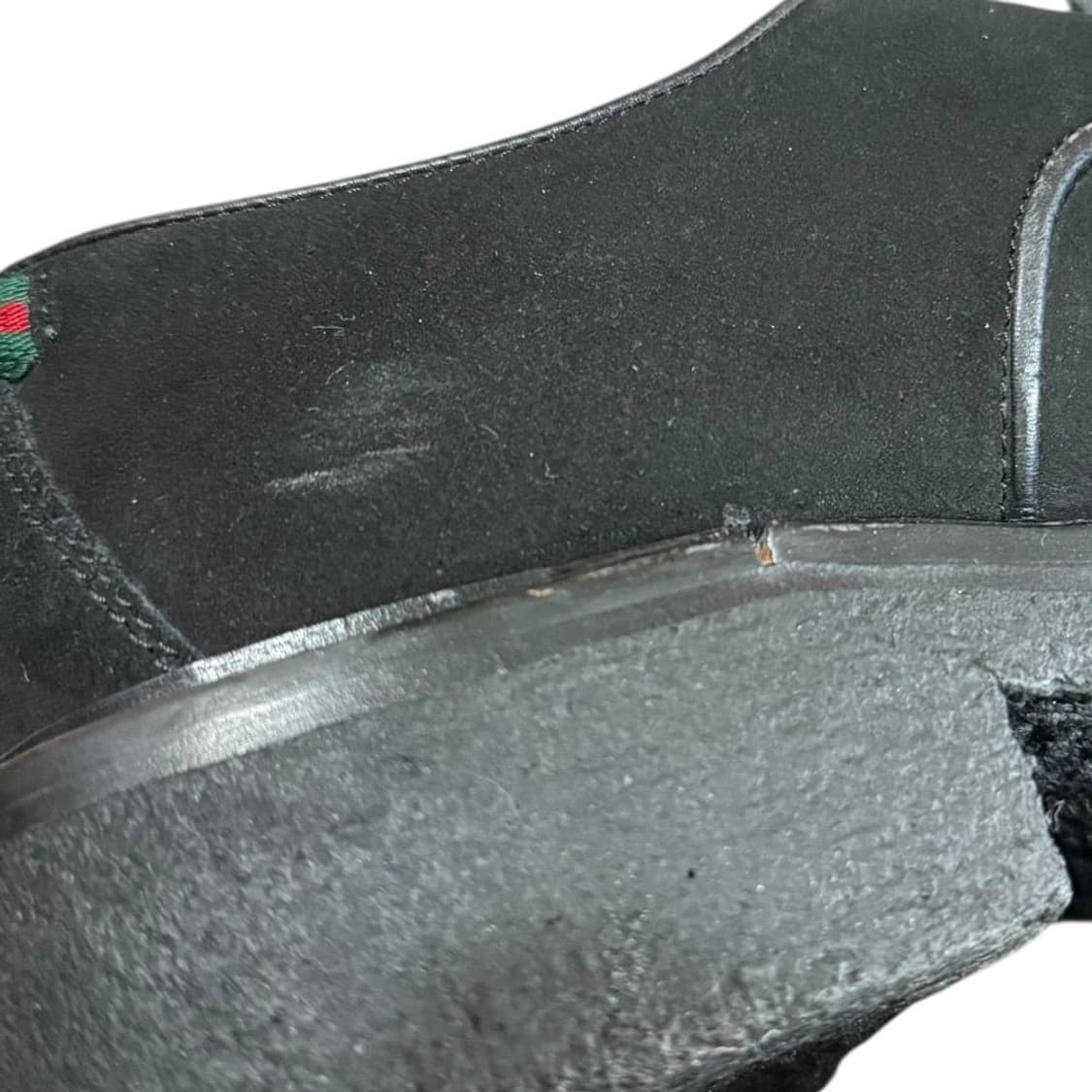 구찌 by 톰포드 스웨이드 스퀘어토 레이스업 슈즈 상품이미지9