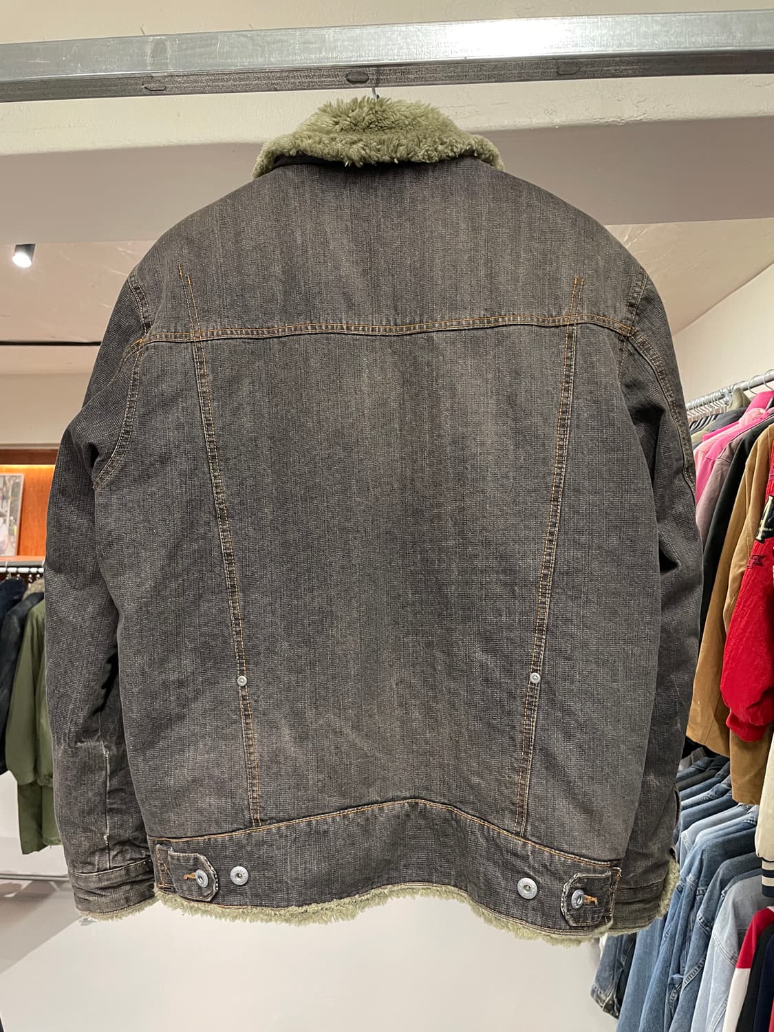 빈티지 Y2K 쉐르파 데님자켓  상품이미지5