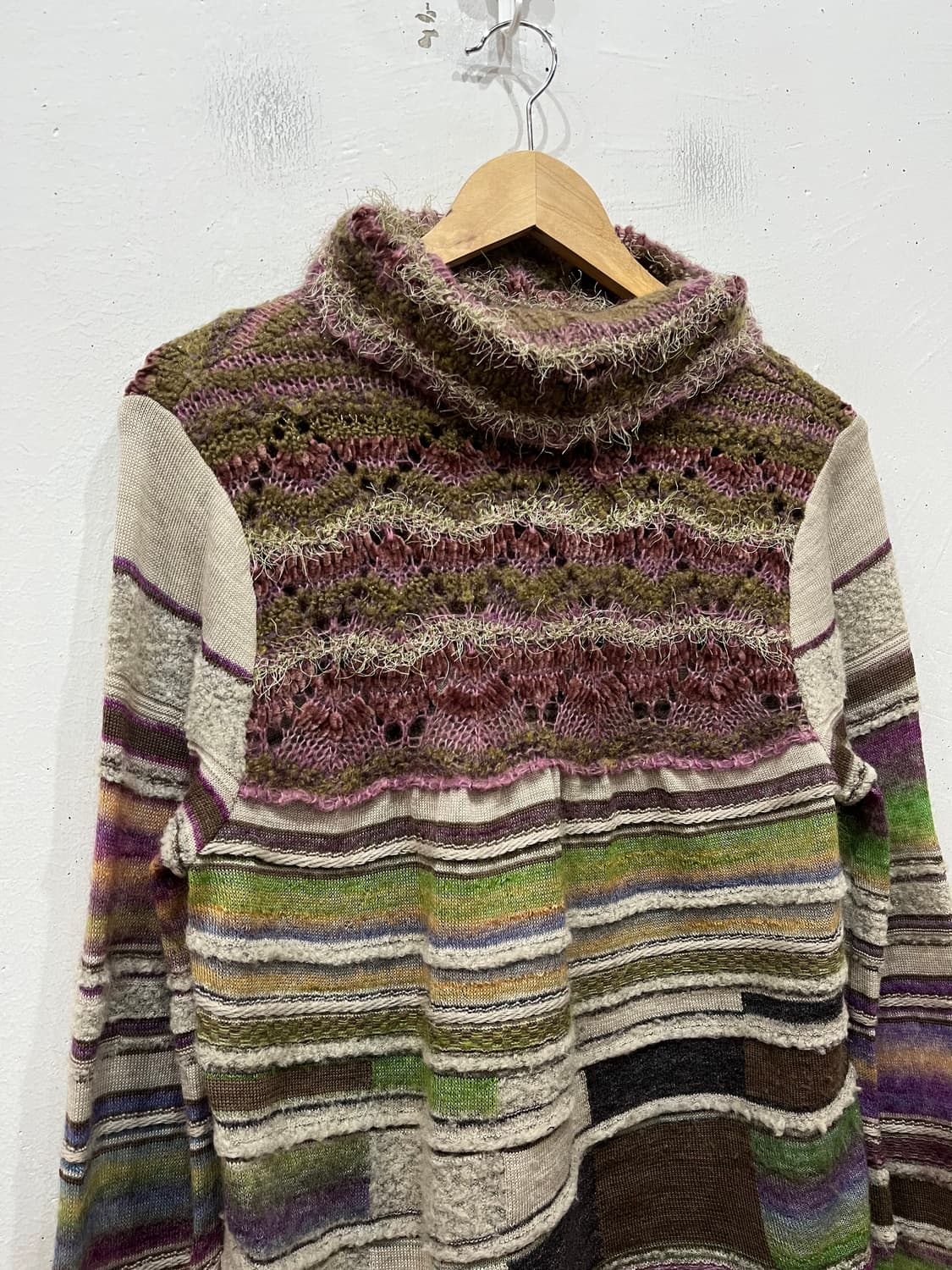 M.&KYOKO 터틀넥 아트 니트 Made in JAPAN  상품이미지3