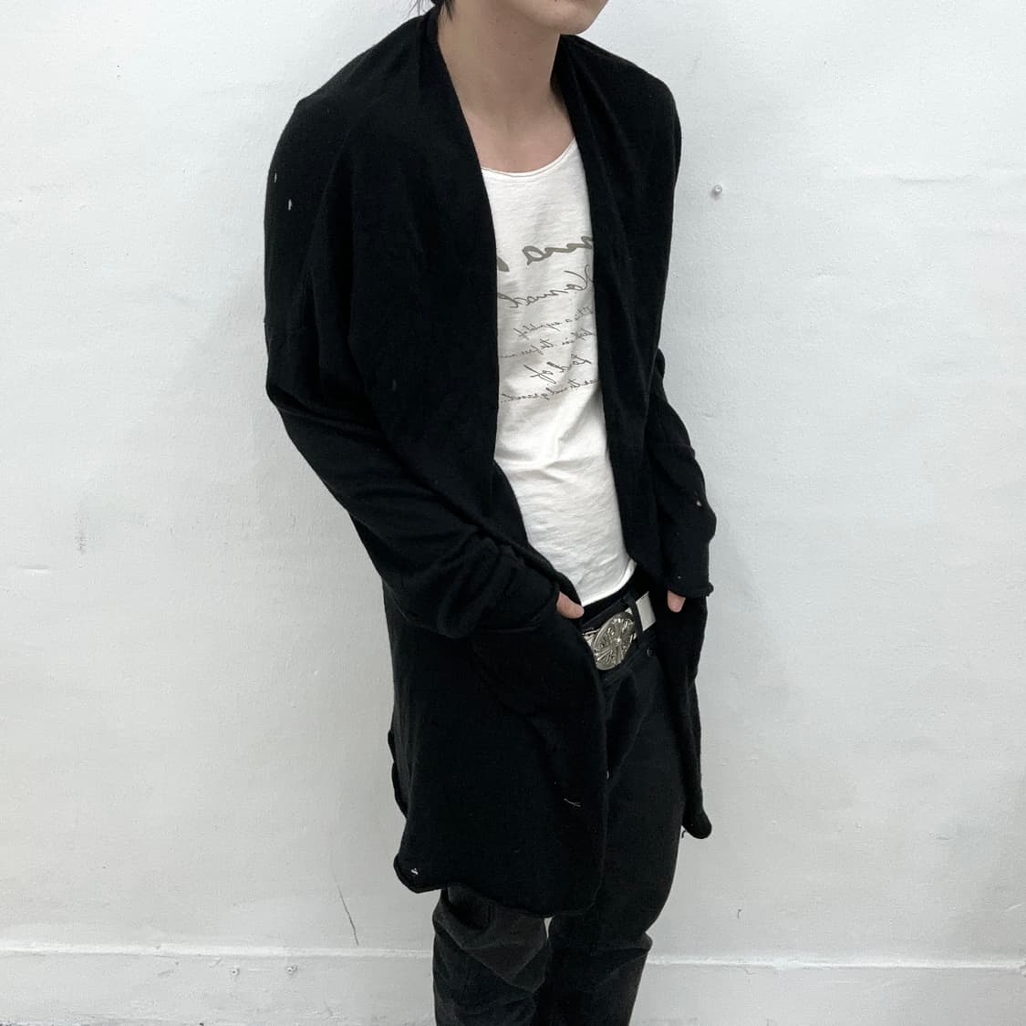 damaged drape cardigan  상품이미지1