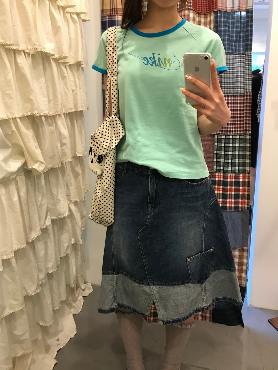 나이키 민트 링거 반팔 티셔츠 상품이미지4