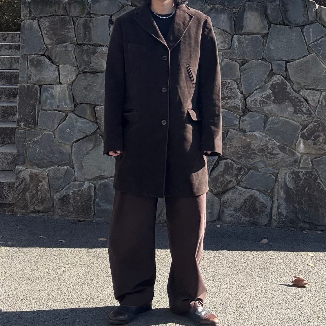 마시모두띠 Massimo Dutti 엑스트라 파인 코튼 싱글 코트 상품이미지3