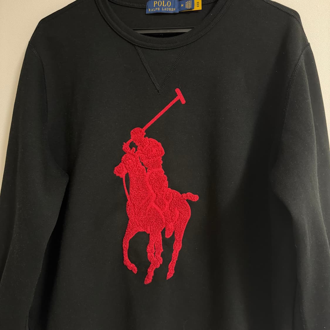 폴로 랄프로렌 빅포니 레드포니 맨투맨 m 상품이미지1