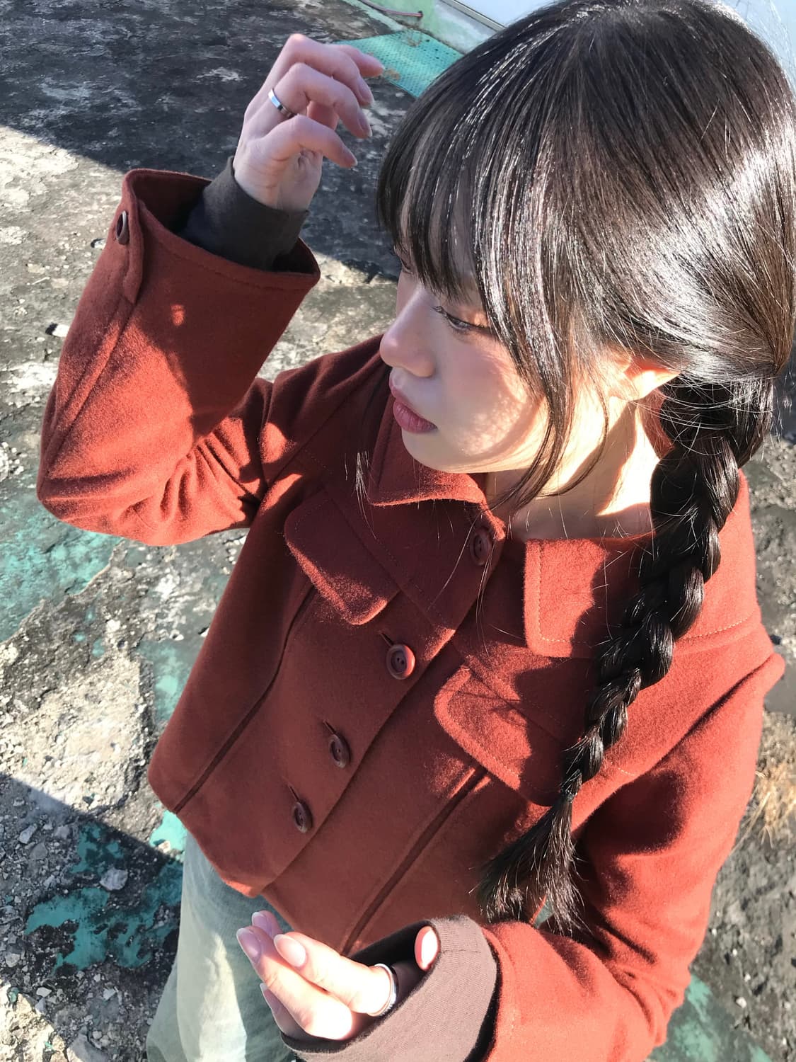 Jocomomola 메이플 브라운 숏 자켓 상품이미지7