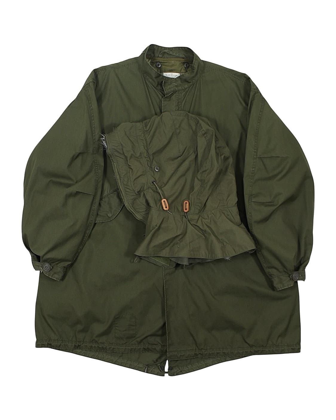 1970s US Army 미군 M-65 피쉬테일 파카 개파카 밀리터리 상품이미지1